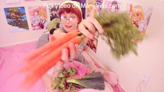 Hot Teen Anal - Horny Veggie Ass Fuck