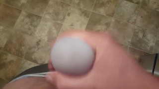 kitchen jerk while wife is in shower