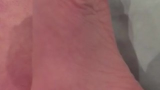 Cum, Spit, Lotion &Vape on feet