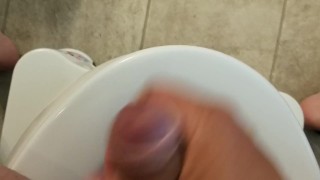 More jacking off in the bathroom....great cumshot