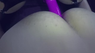 Mistress milking prostate her tied man till he great cum in chastity cage
