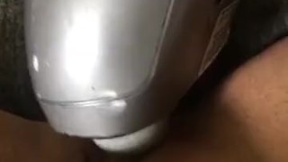 Vibrating clit until orgasm