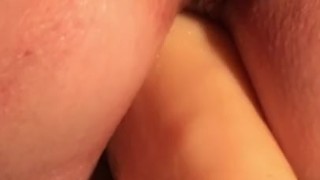 fist dildo in ass with squirting