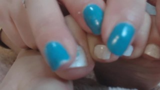 SEXY BRAZILIAN GIRL FAKE cum on Feet PODOLATRIA