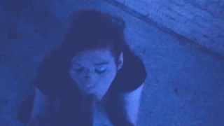 Vampire Redhead Sucks Tgirl's Cock PoV