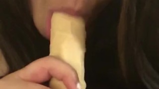 Sucking Some Dildo :)