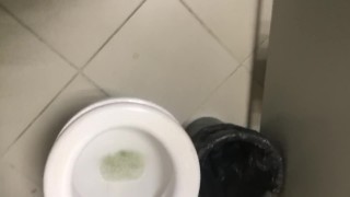 Piss in Public Toilet - Pissing in Shop