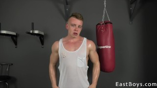 Muscle Boy Gets Handjob