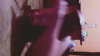 Stroking my BBC with oil