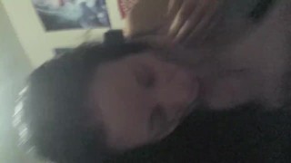 SuckingLegit ; Hot teen sloppy blowjob & face fuck deepthoat