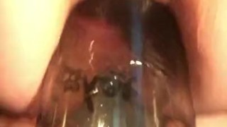  glass deep in my ass
