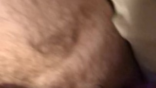 Dildo in ass + cum