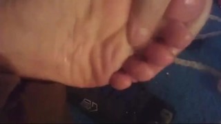 Spitting on my Feet Perfect Wet Soles!!! Foot Fetish