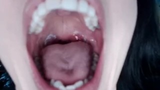 Up close mouth and pussy