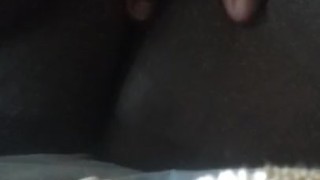 Roxii Red Finger fucking her phat pink ebony pussy