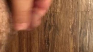 Solo masterbation with a small dick