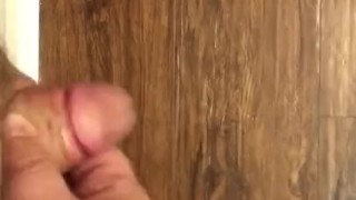 Solo masterbation with a small dick