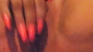 Glass dildo making me squirt