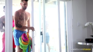 Big Dick Interracial Bareback Group Sex With My Fav Boys