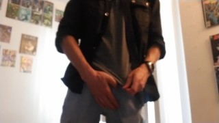 Two handed masturbation