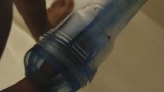 Fucking Fleshlite Turbo In Shower 
