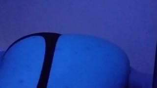 Slow fucking big dildo