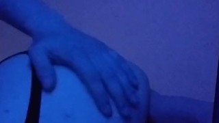 Slow fucking big dildo