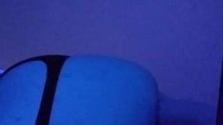 Slow fucking big dildo