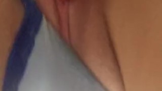 Pretty Pussy Bouncing on Dildo