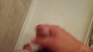 Jerking off in the shower again.... Cumshot