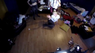 LEON´S ANGELS EPISODE #1 TRANSPARENT LEGGINS, NO PANTY UPSKIRTS SEXY DANCE