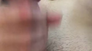 Stroking my dick till twitching orgasm