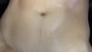 Stroking my dick till twitching orgasm