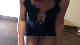 Dirty Redhead Teen Slut Teasing her Bf with All her Juicy Body and Big Tits