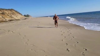 Slow Motion beach bikini running