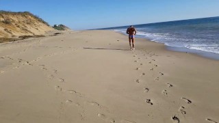 Slow Motion beach bikini running
