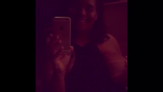Showing My Tit Real Quick in the Bar Bathroom