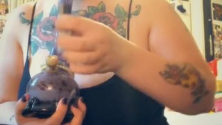 Bald Bong Rip Boobie Tease