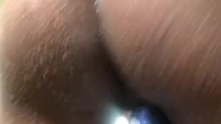 Ass Play in my moms bathroom while she’s out