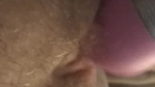 Fresh shaved pussy blonde strip toying and ciunt contractions