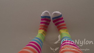 #54 rainbow socks