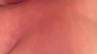 Rubbing my clit with my toy squirting