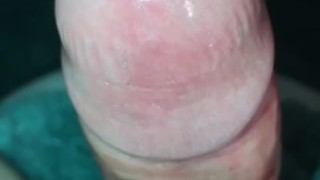 Virgin cums in condom