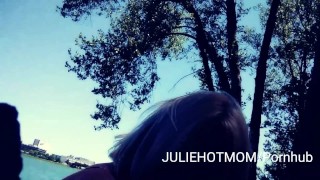 baise avec beau-fils au bord du lac.