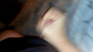 Submissive trap cums on skirt
