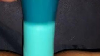 Squirting on my toy