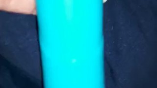 Squirting on my toy