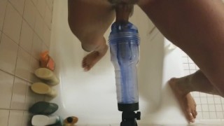 Fucking Fleshlite Turbo In Shower 4