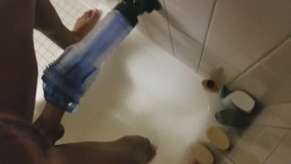 Fucking Fleshlite Turbo In Shower 4