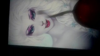 Cum on Elsa